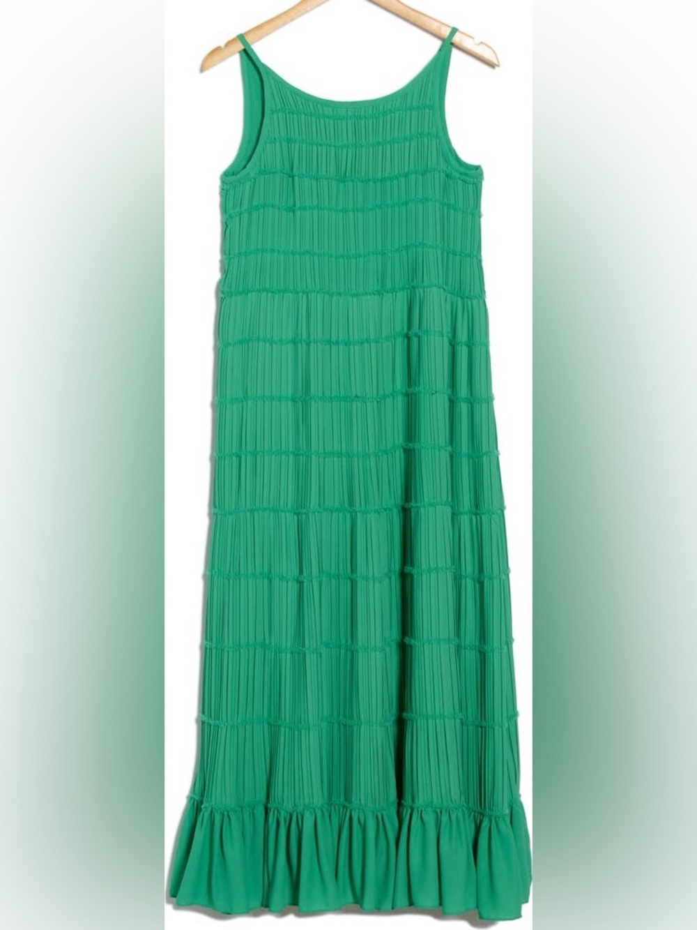 Jason Wu Green Sleeveless Maxi Dress - Elegant Women's Dress size M - Picture 3 of 6